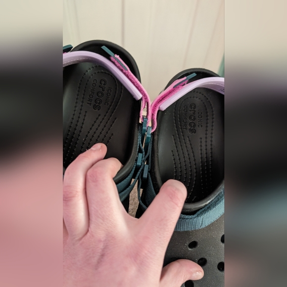 CROCS Classic Hiker Clog Multi Black Mens 11 - Picture 4 of 7